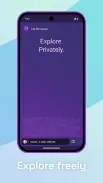 Tor Browser running on a smartphone, showing the onion connection screen on a mobile display