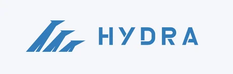 Hydra Market logo: an abstract blue mark beside the word HYDRA