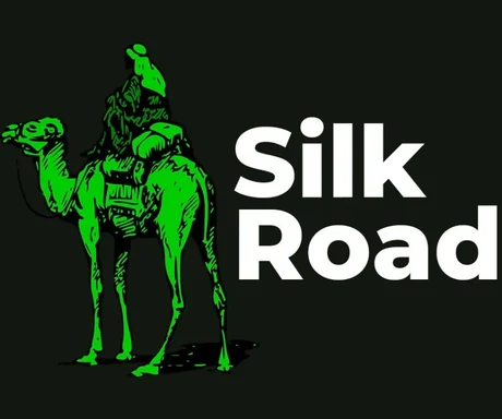 Silk Road logo: a green camel and rider beside the words 'Silk Road'