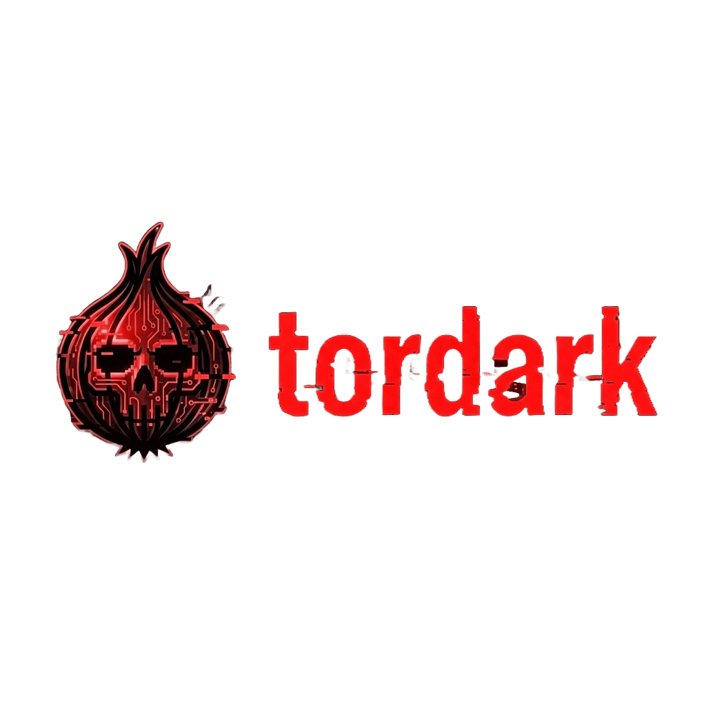 The tordark brand emblem — an oxblood onion-skull mark
